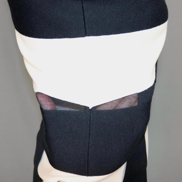 AKRIS Size 8 Layered Contrast Panel Asymmetric Tank Blouse Top - Picture 9 of 15